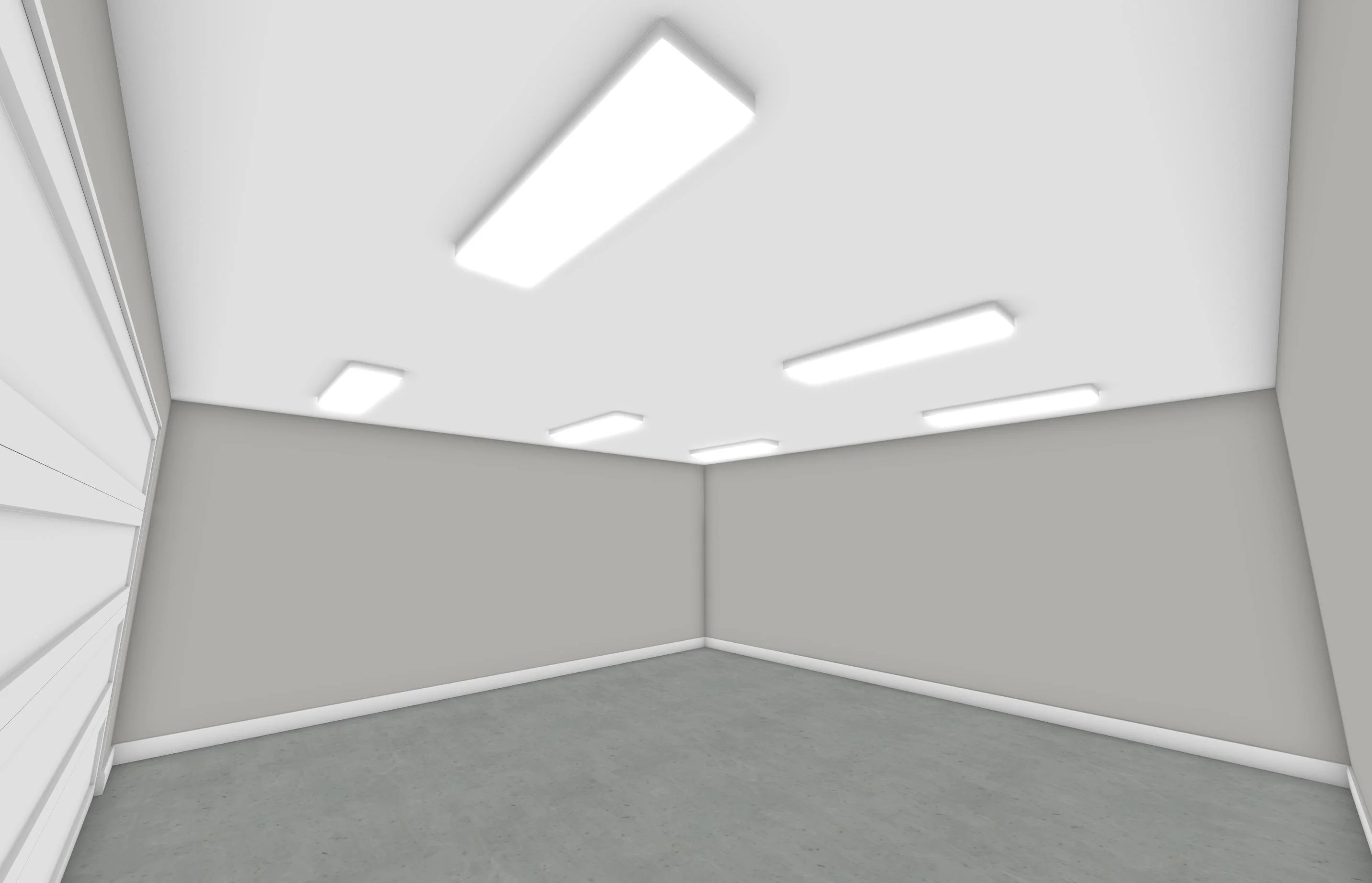 Basic Two Car Garage Lighting Solution