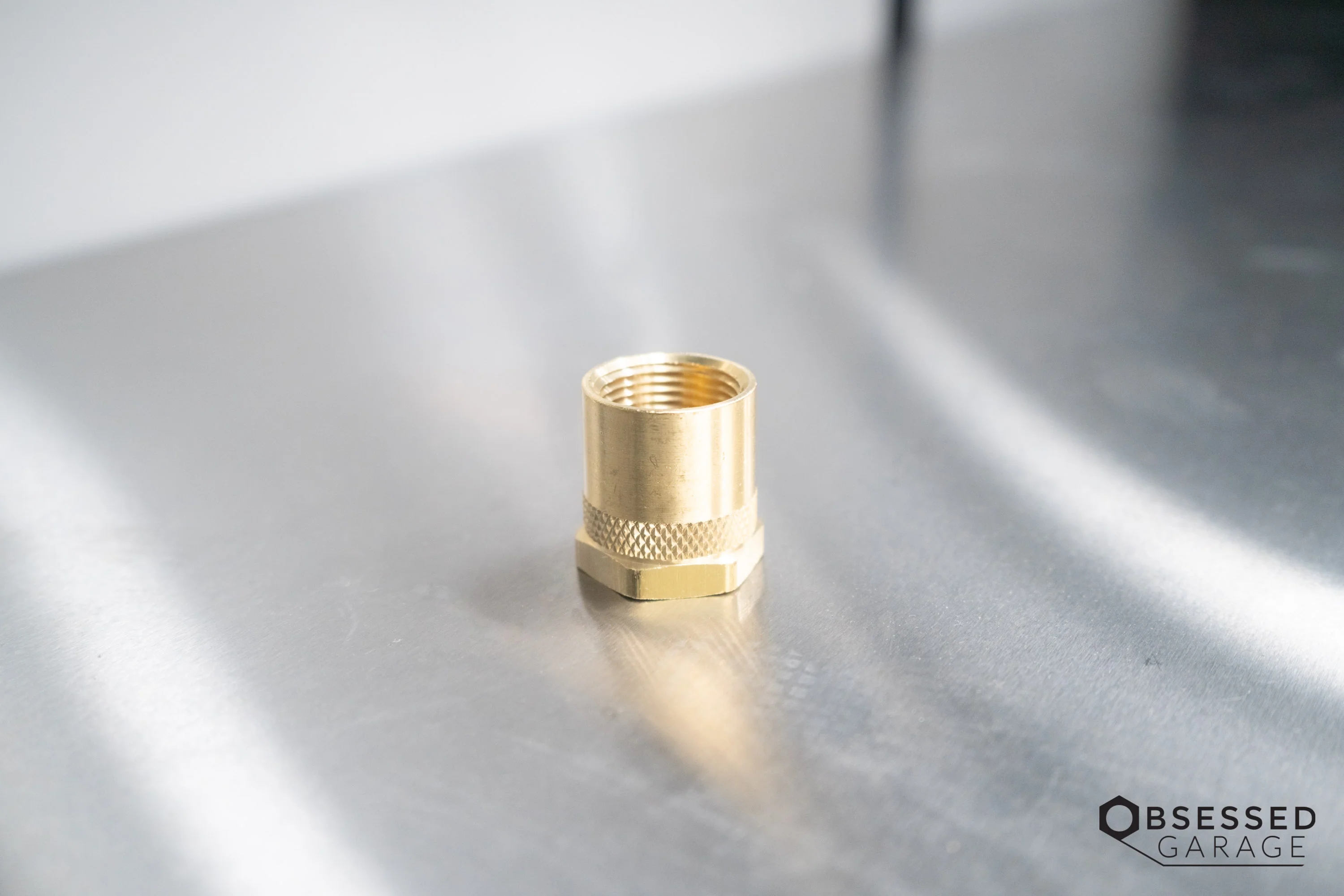 Brass 3/4" Female NPT to 3/4" Female GHT