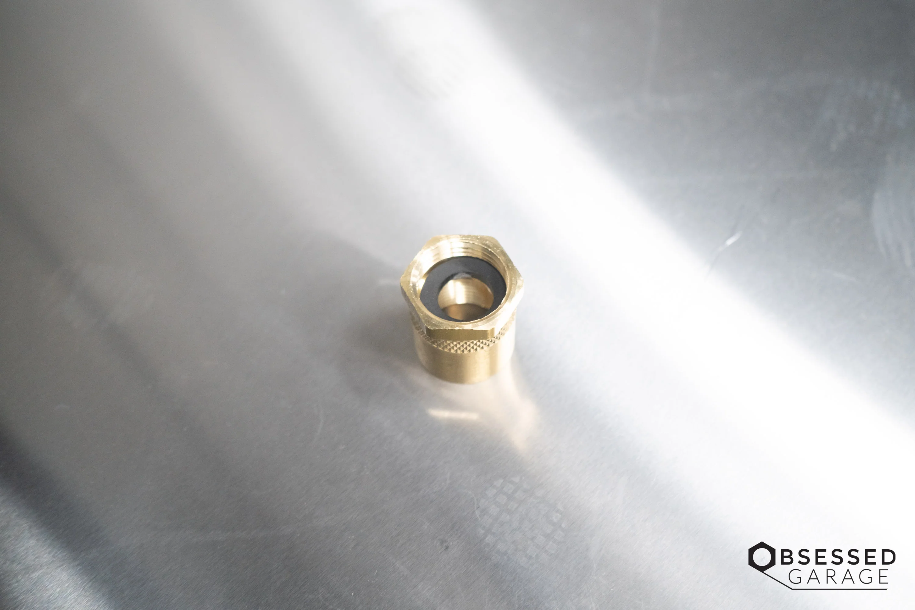 Brass 3/4" Female NPT to 3/4" Female GHT - Image 3