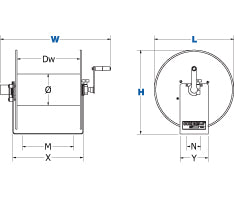 Coxreels Vacuum Hose Reel - Image 22