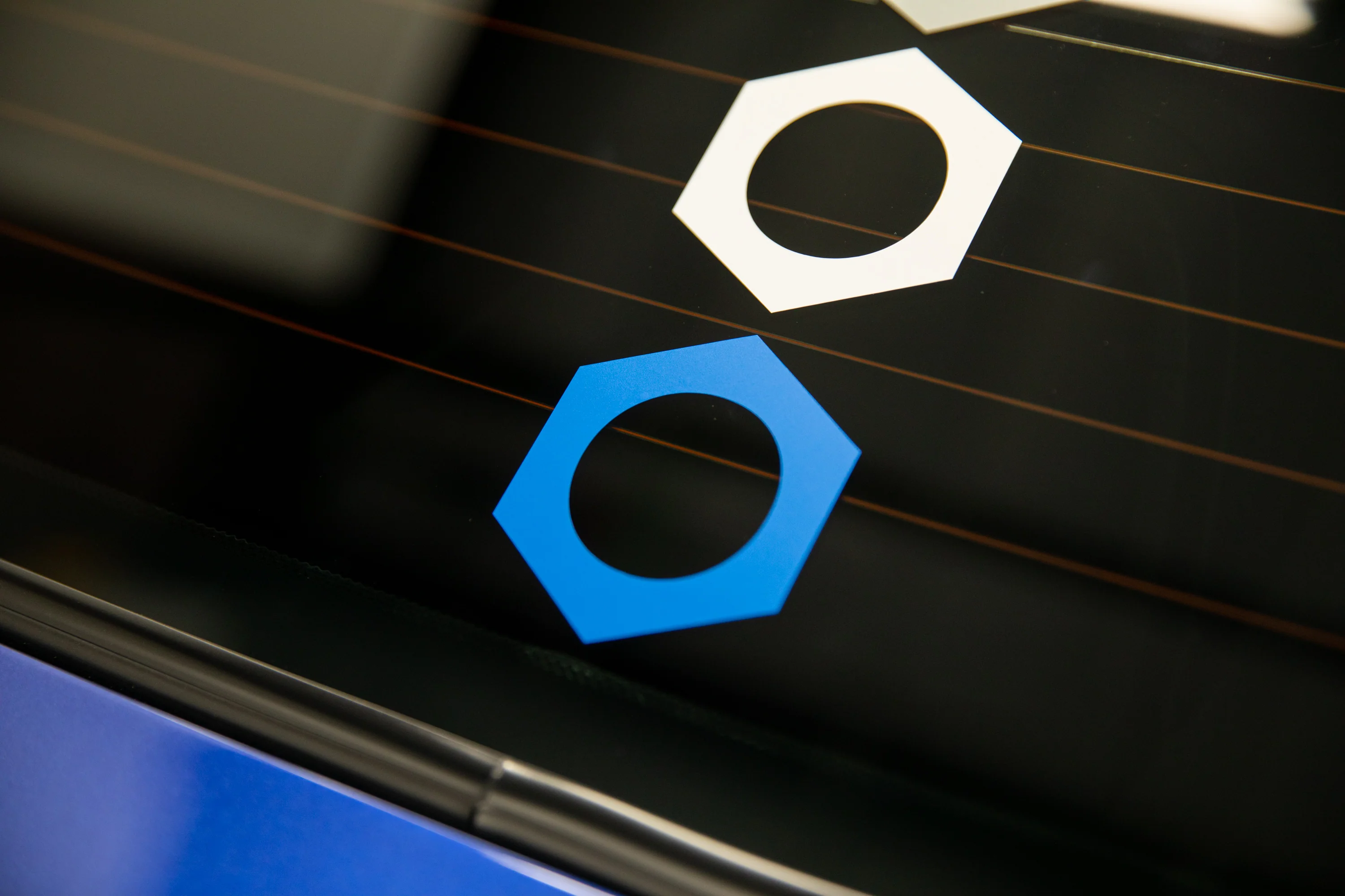 Die-Cut Vinyl Hex Logo Decal - Image 7