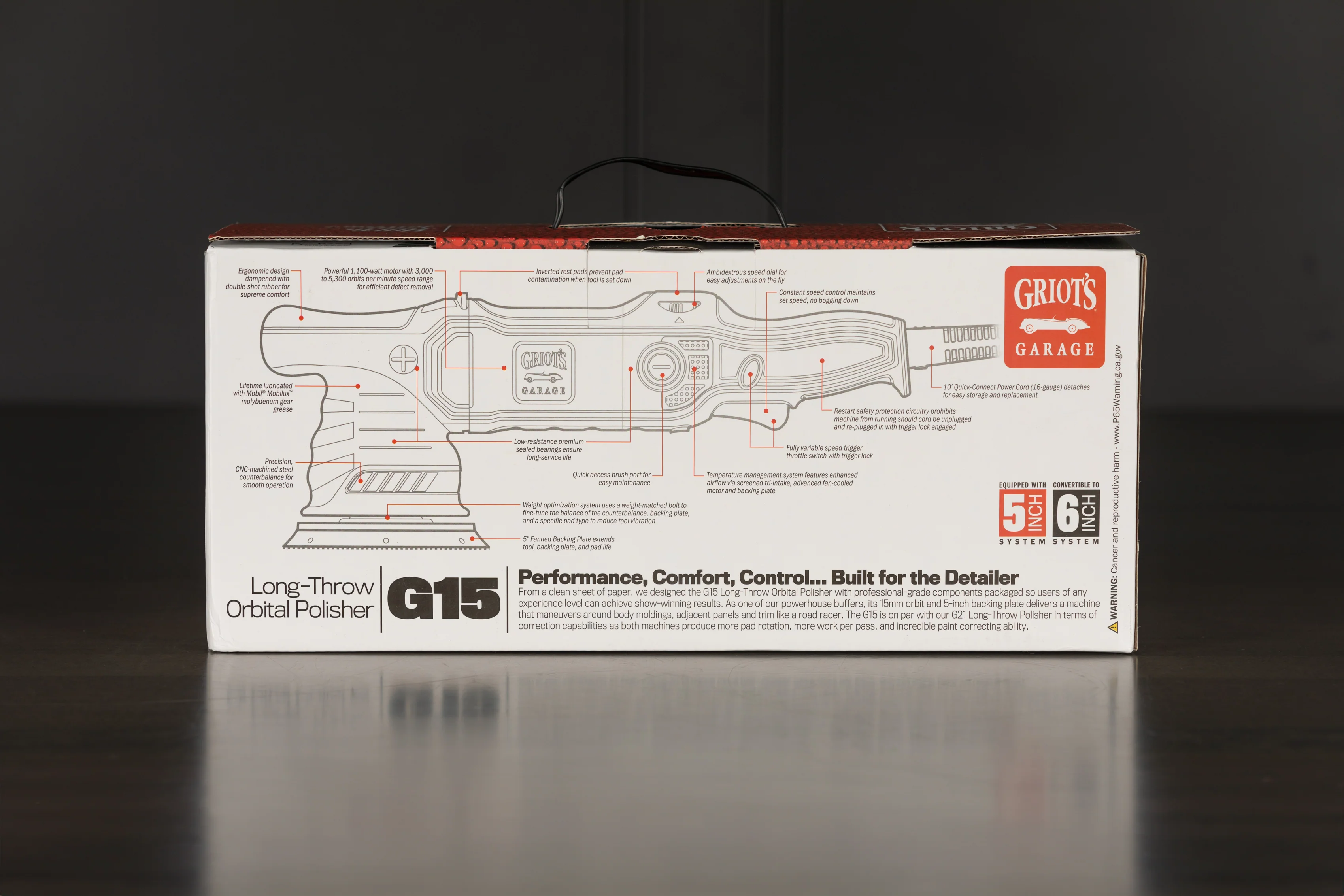 Griot's Garage G15 Long-Throw Orbital Polisher - Image 18