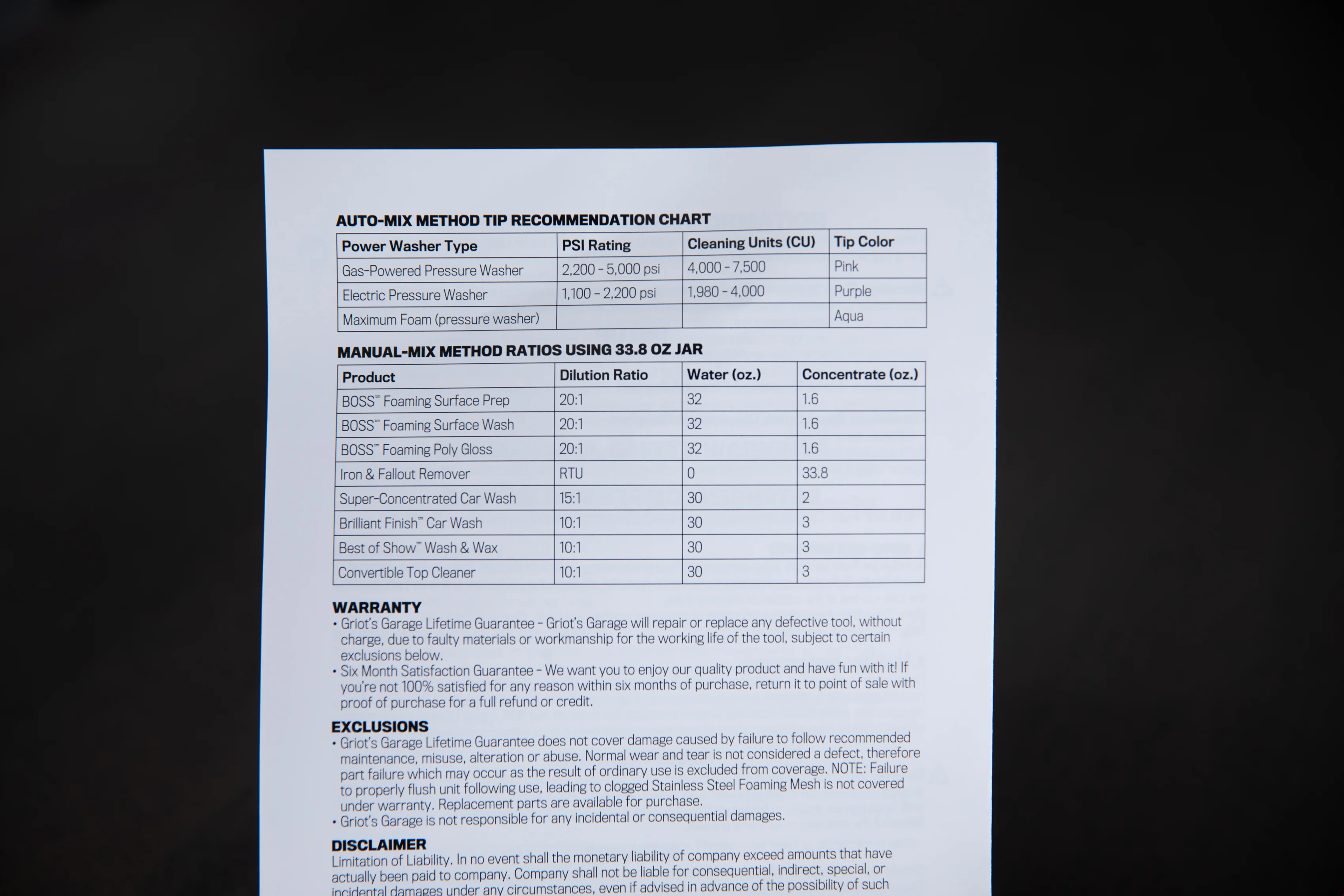 Griot's Garage The Boss Foam Cannon - Image 24