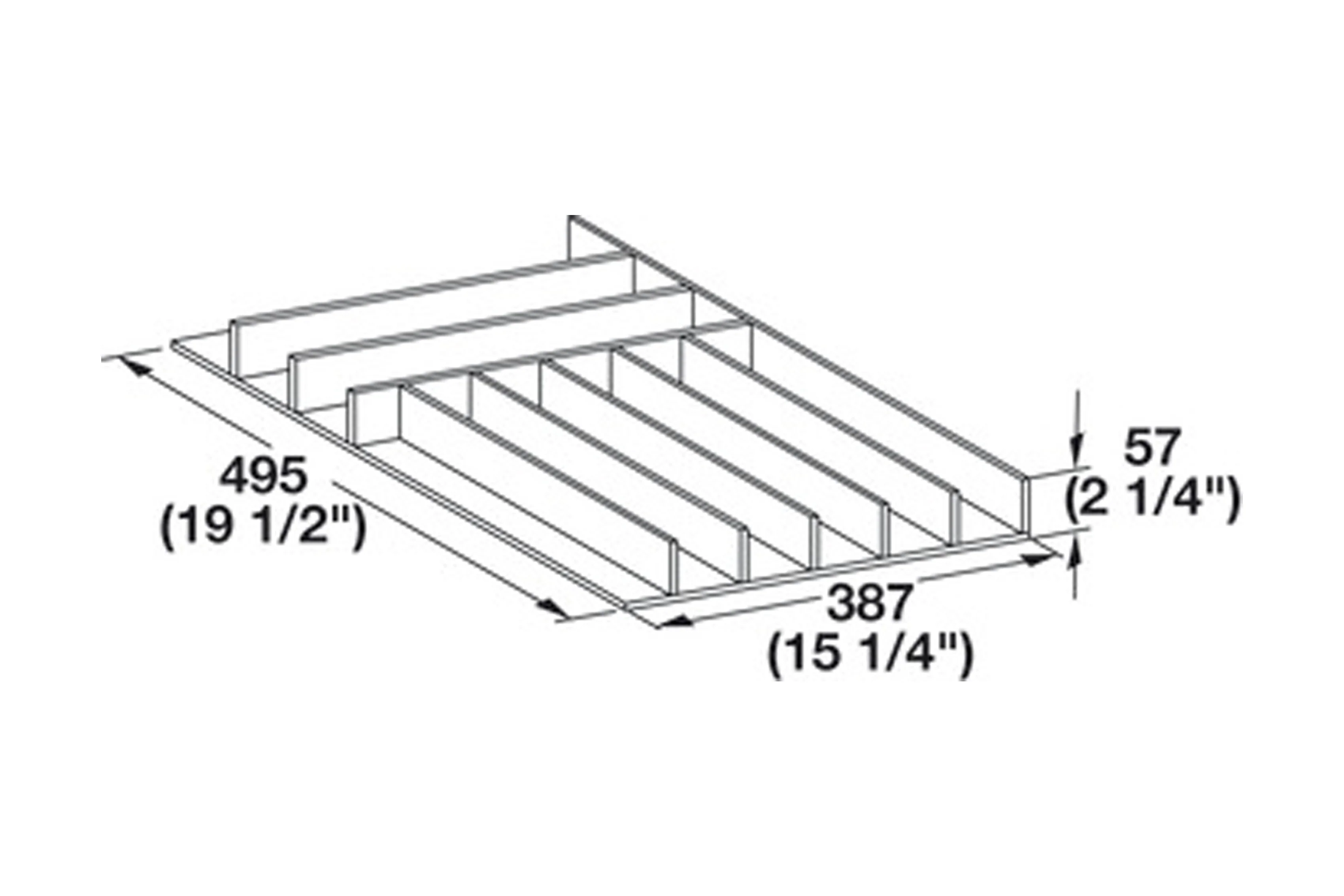 Hafele Cutlery Tray - Image 2