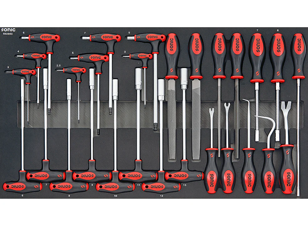 Sonic Foam System - Hex Nut and Key Grip Set - 27 Pieces - 34" (Large)