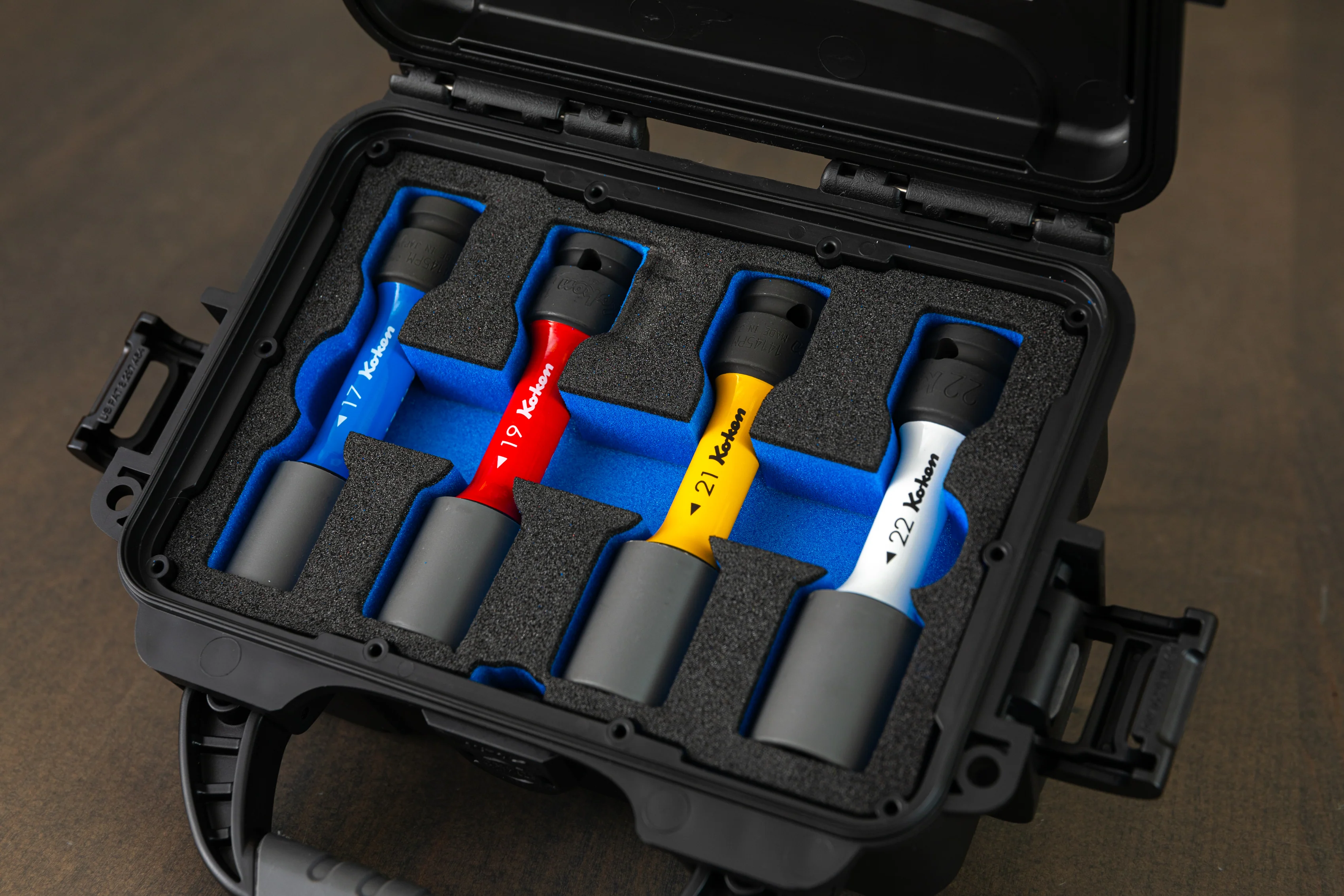 Koken 4 Piece 1/2" Wheel Socket Set With Hard Case - Image 2