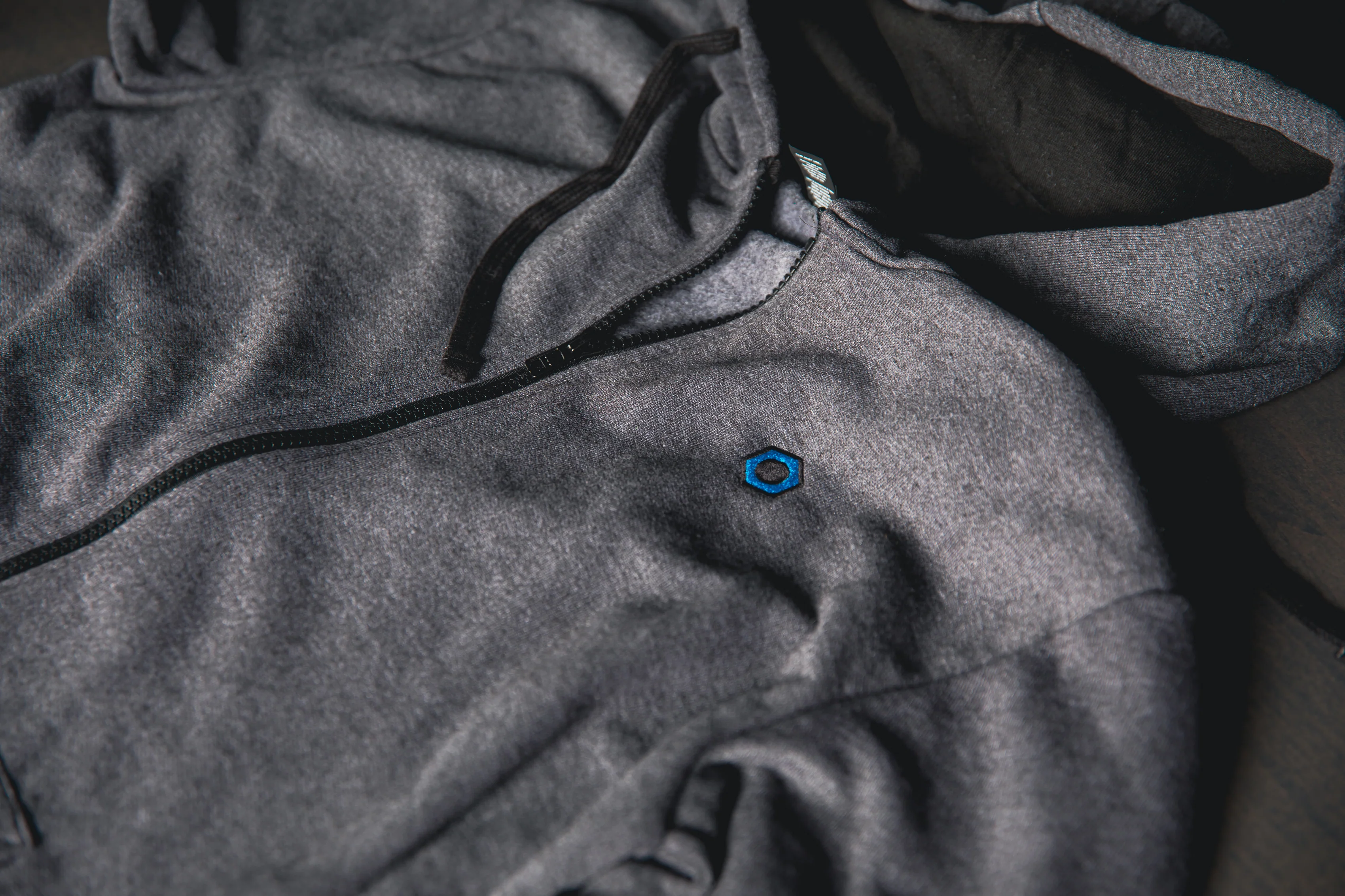 Minimalistic Hex Zip-Up Hoodie - Image 10