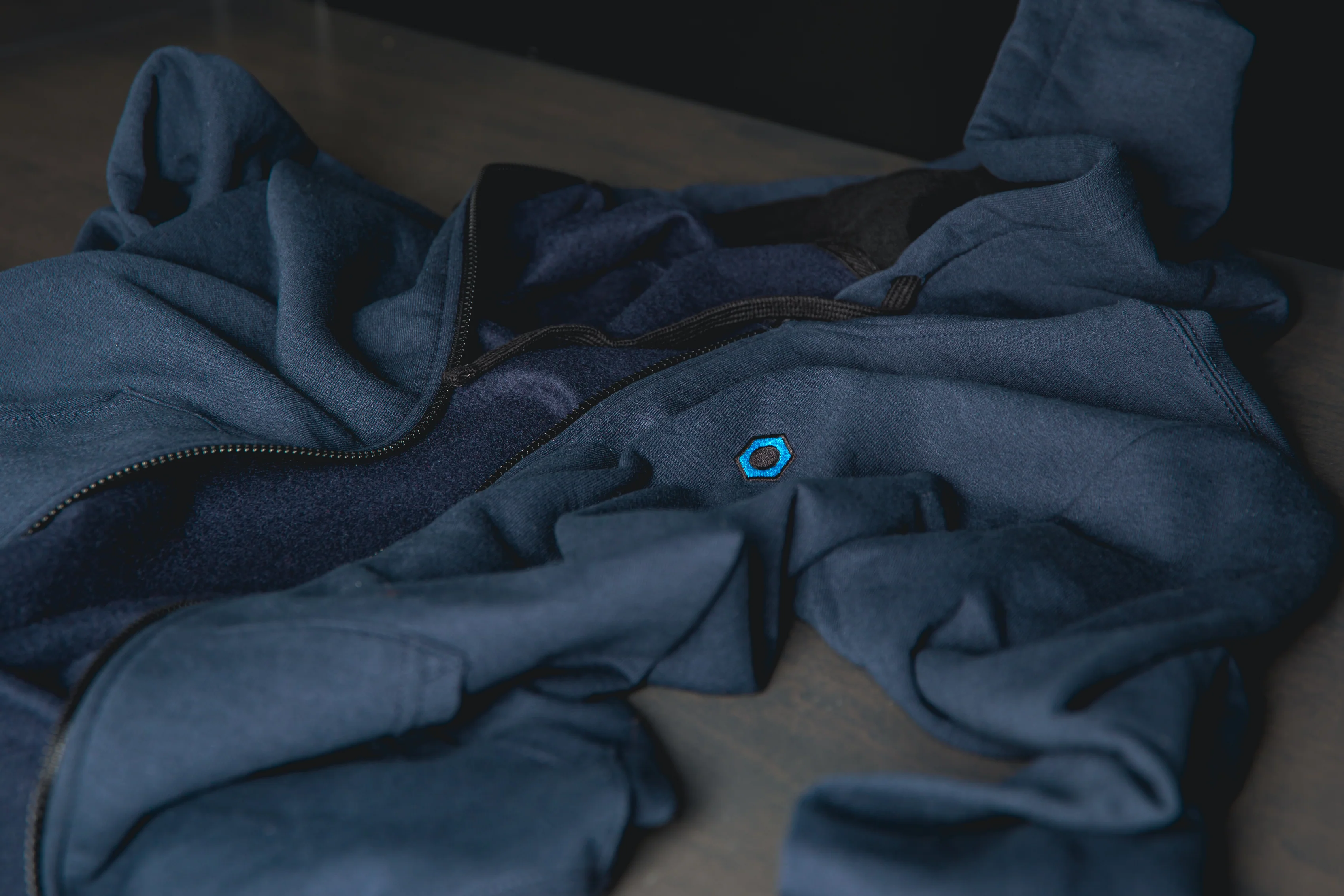 Minimalistic Hex Zip-Up Hoodie - Image 13