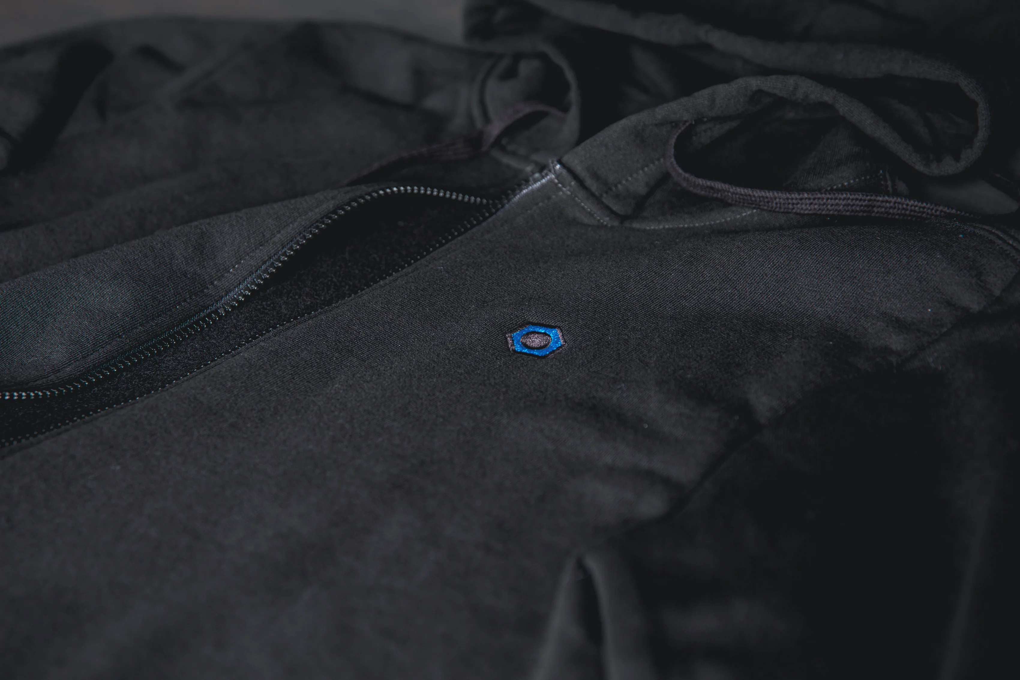 Minimalistic Hex Zip-Up Hoodie - Image 6