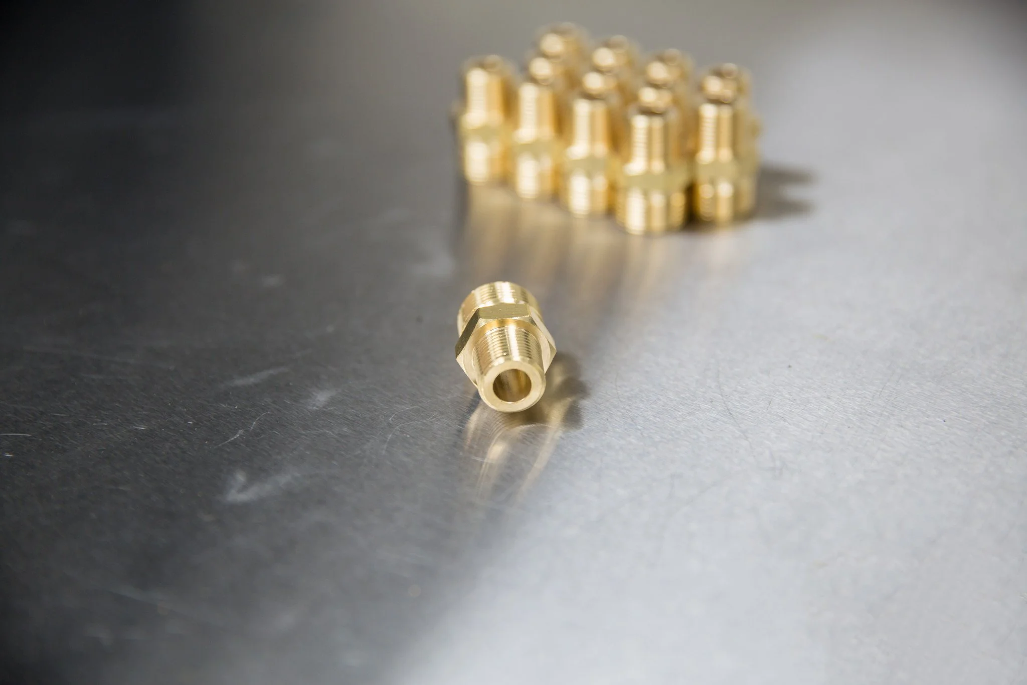 Brass M22 Male (14mm) to 3/8" Male NPT - Twist & Seal - Image 2