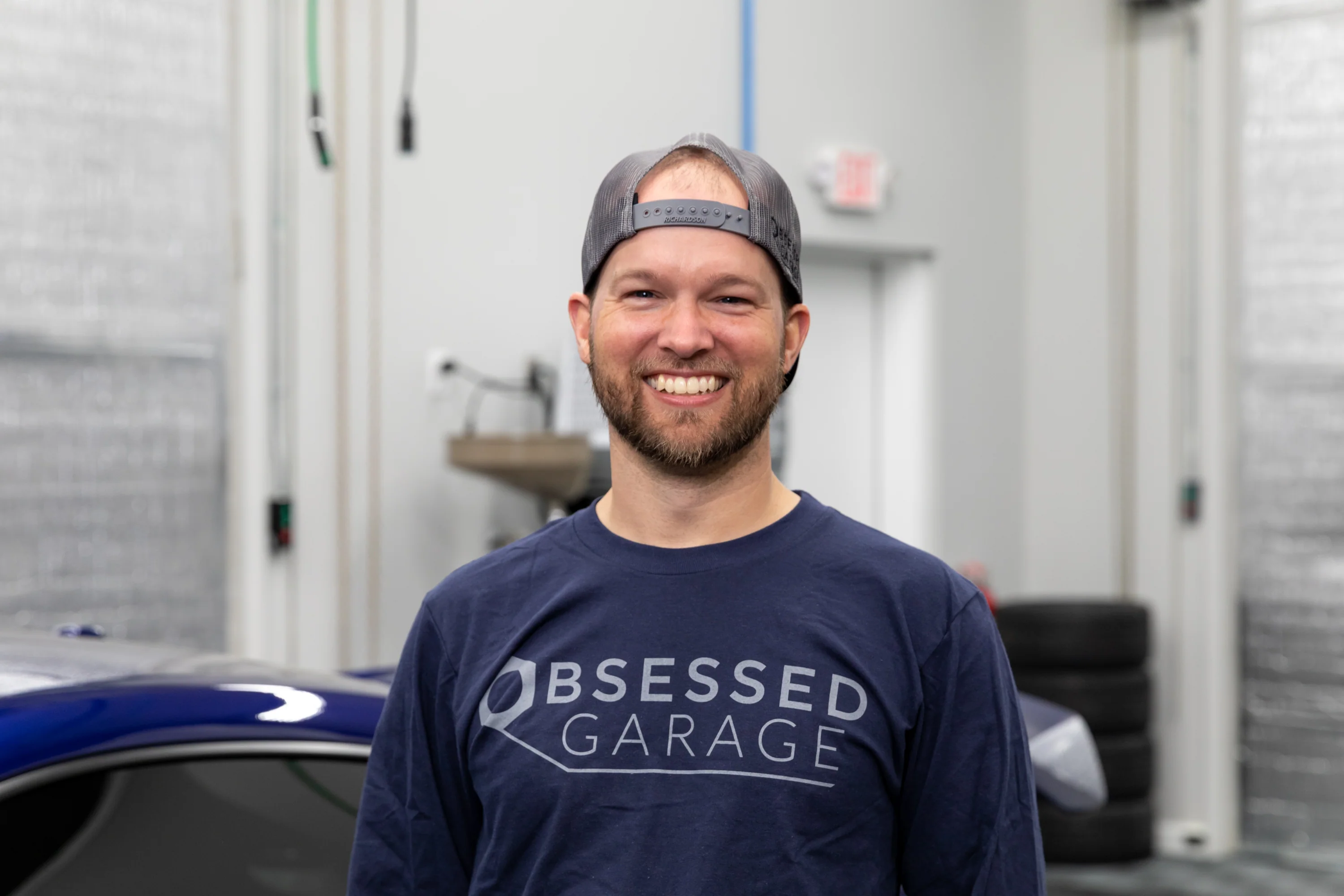 Obsessed Garage Logo Long Sleeve Shirt - Image 5