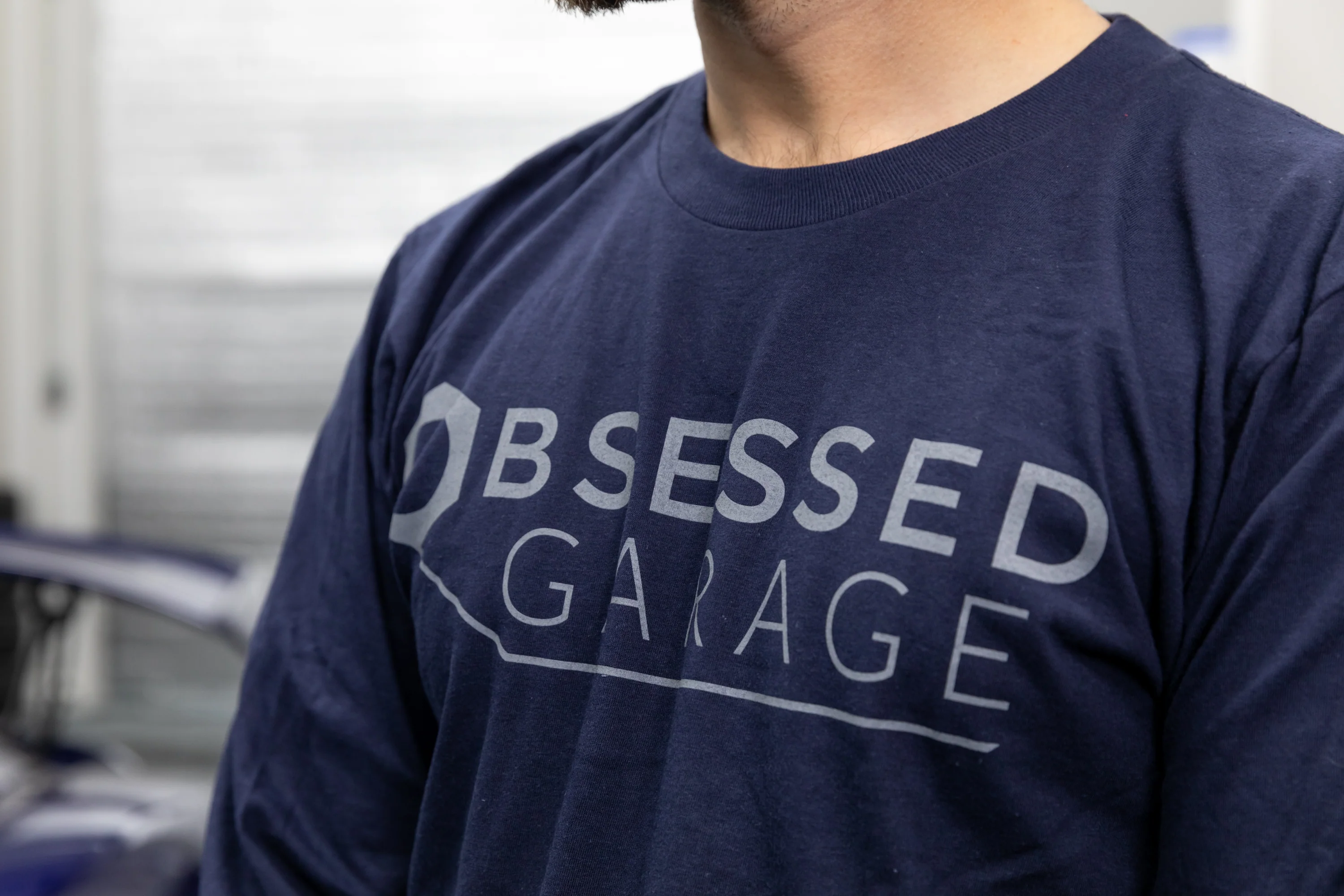 Obsessed Garage Logo Long Sleeve Shirt - Image 6