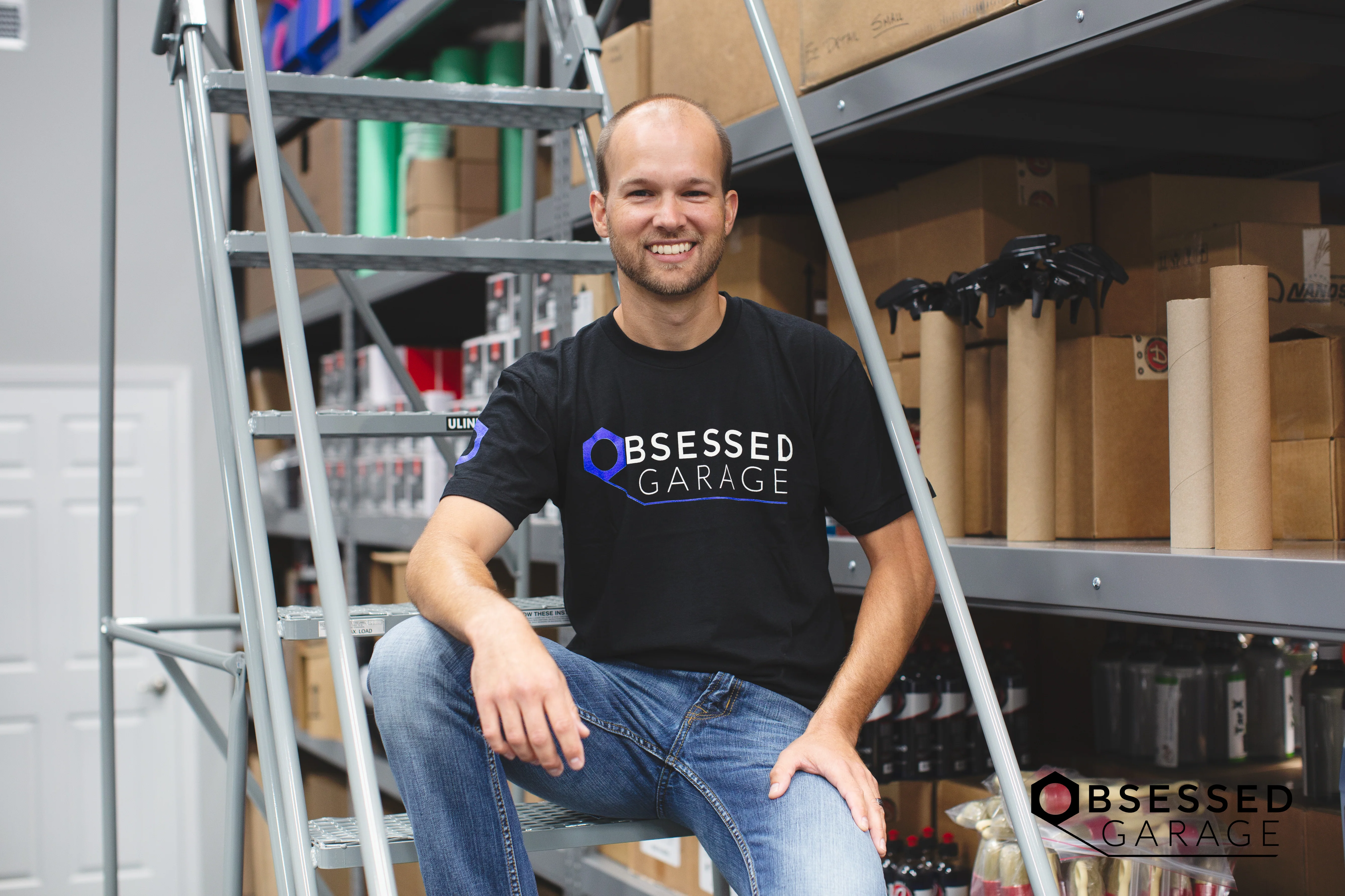 Obsessed Garage Logo Shirt - Image 3