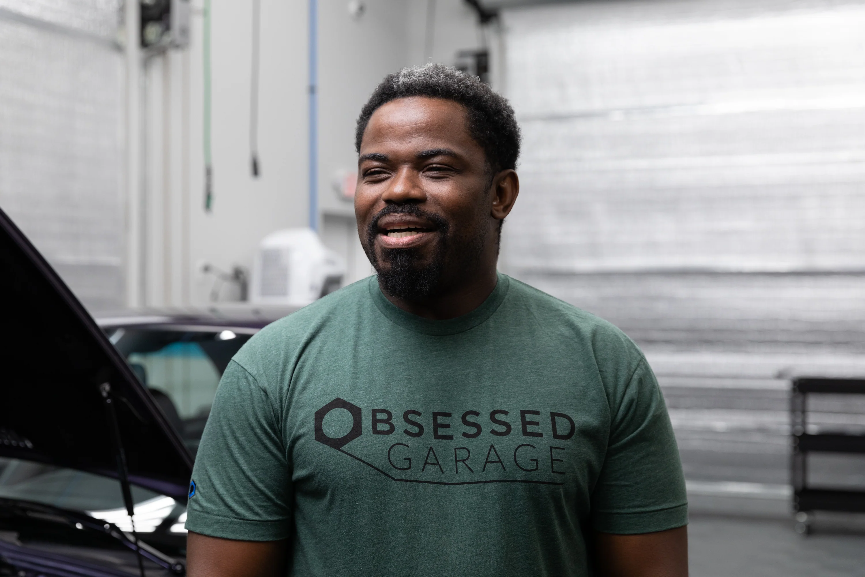 Obsessed Garage Logo Shirt - Image 69