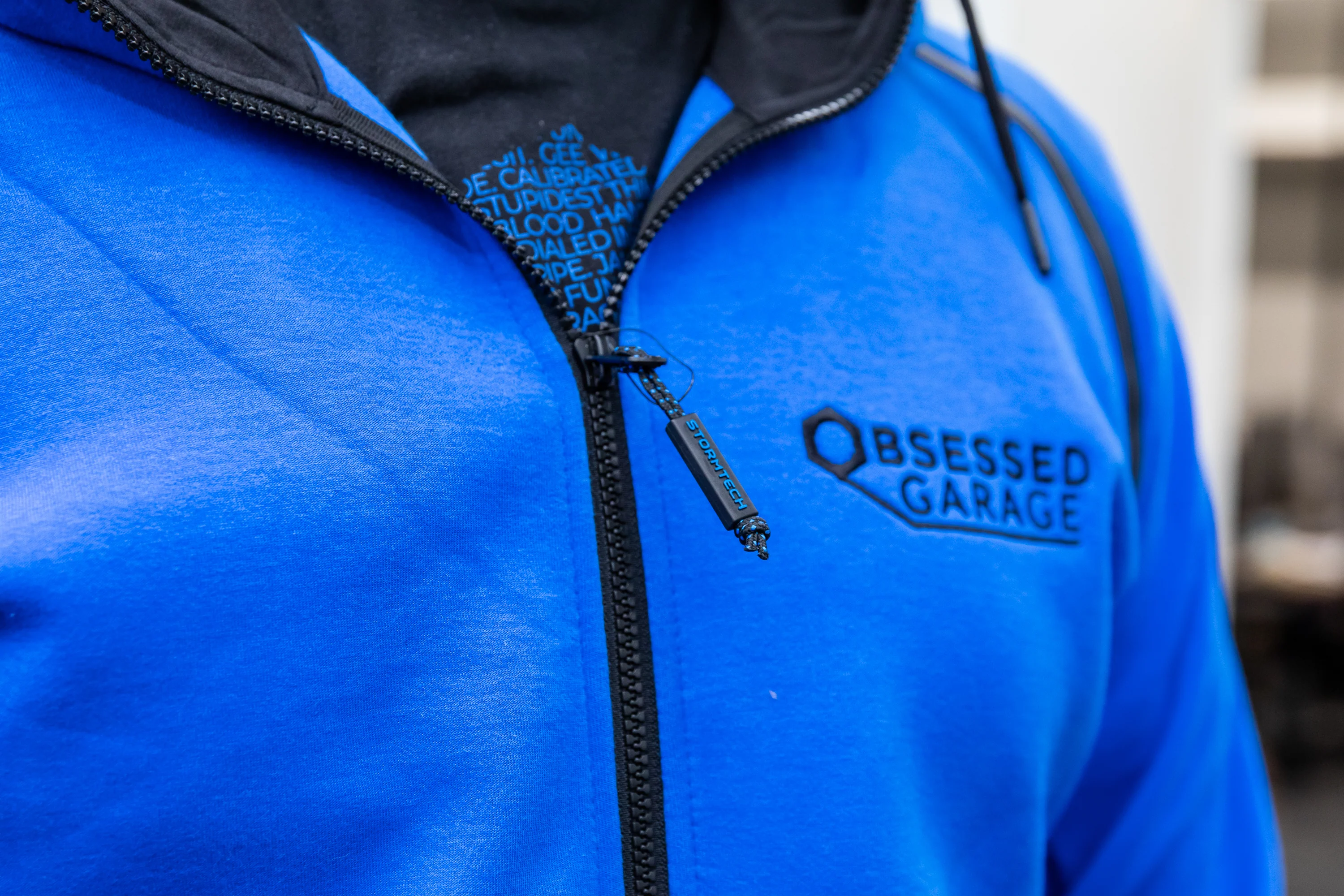 Obsessed Garage Reflex Zip-Up Hoodie - Image 3