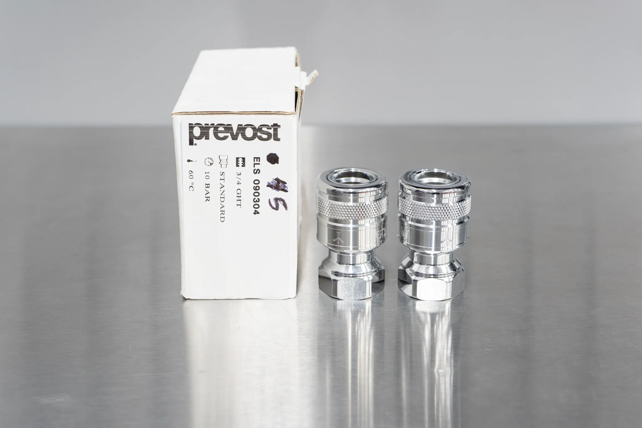 Prevost Chrome Plated Garden Hose 3/4” Female Quick Disconnect Coupler - Image 2