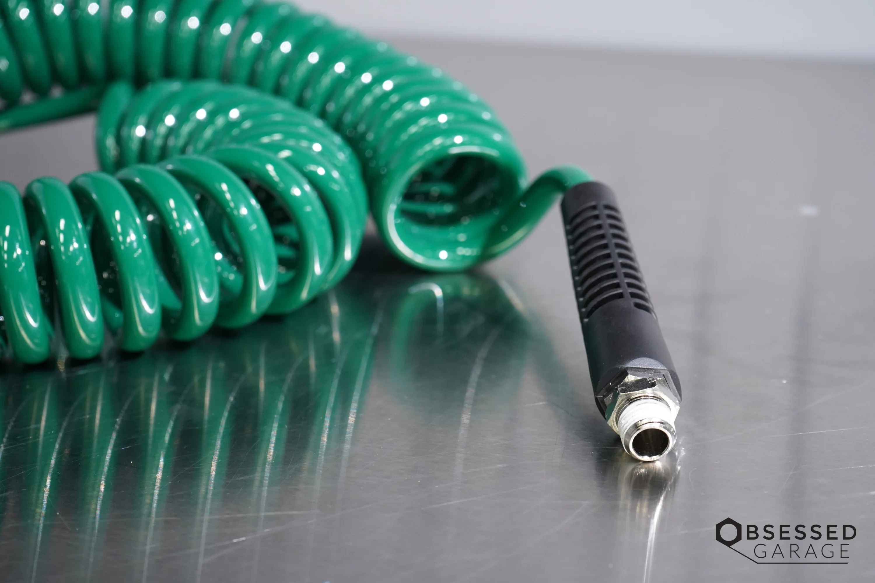 Prevost Spiral Hose w/ Fixed and Rotating 1/4" NPT (Male) Fittings - Image 8