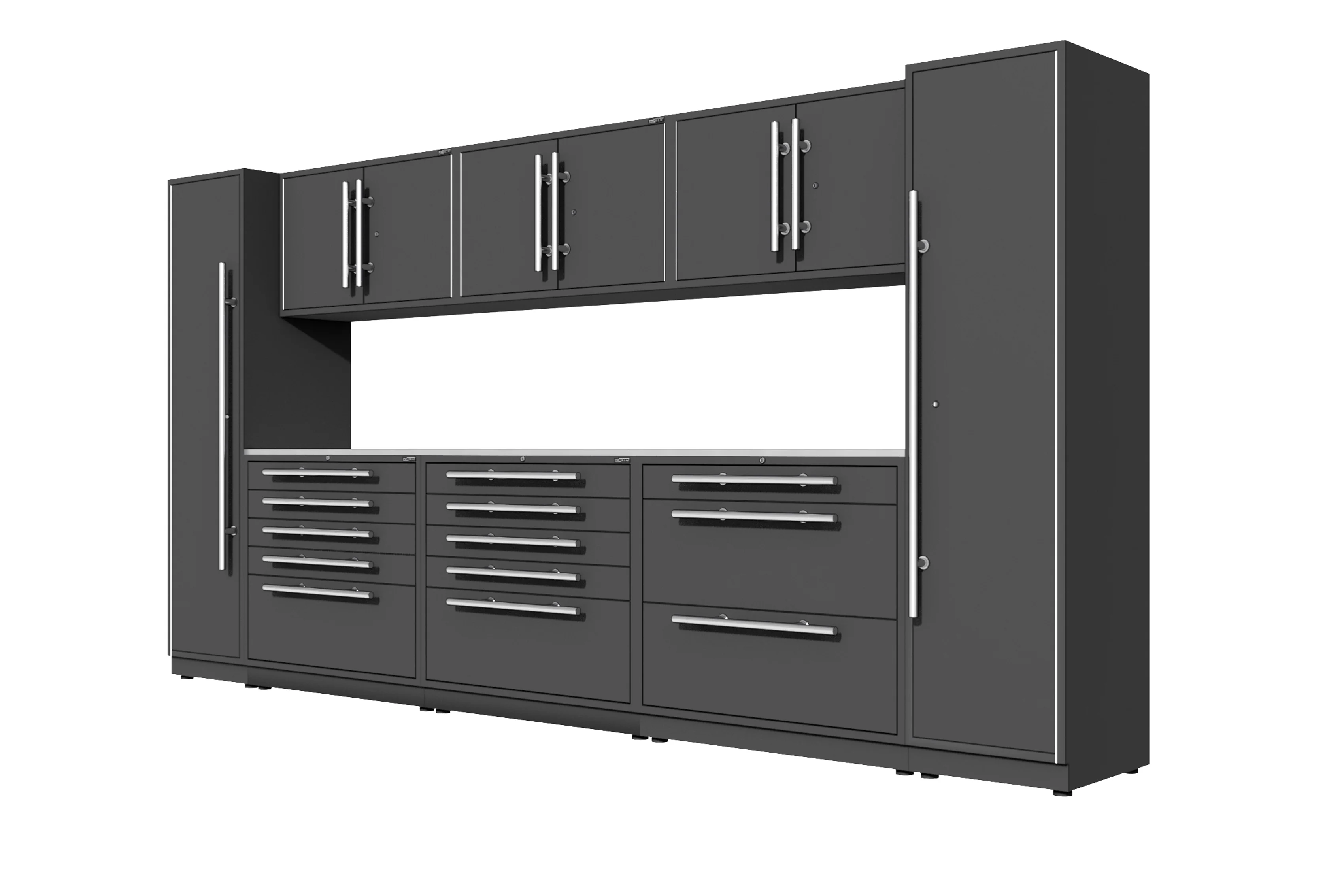 ProSlat LUX 160" Single Door Locker Preconfigured Array - Image 3