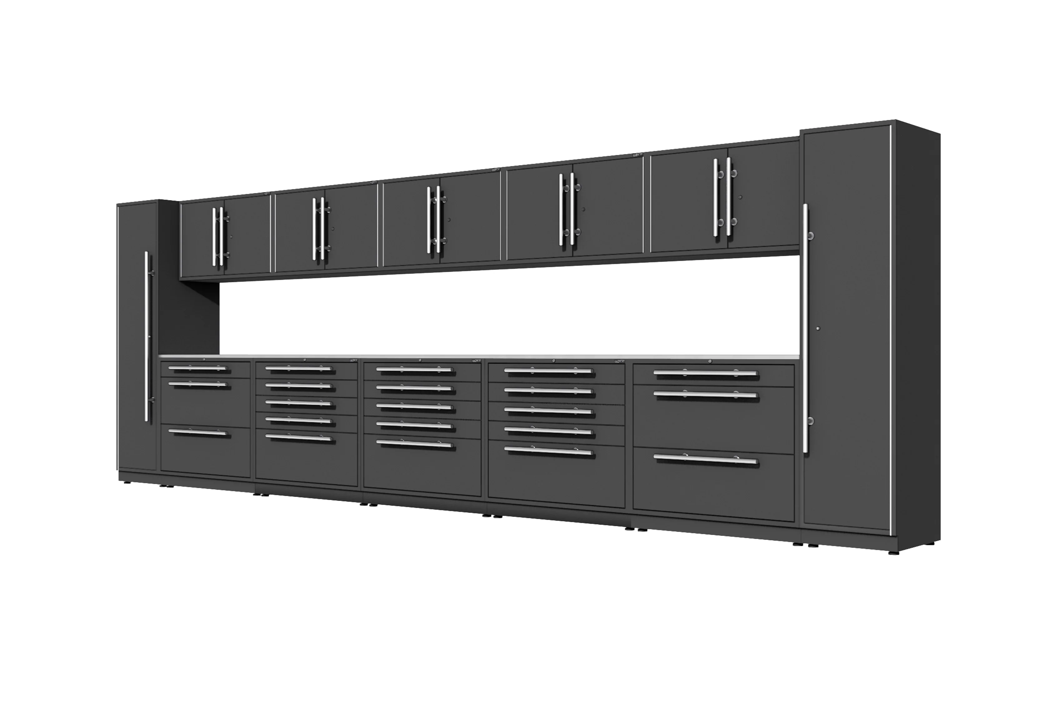 ProSlat LUX 240" Single Door Locker Preconfigured Array - Image 3