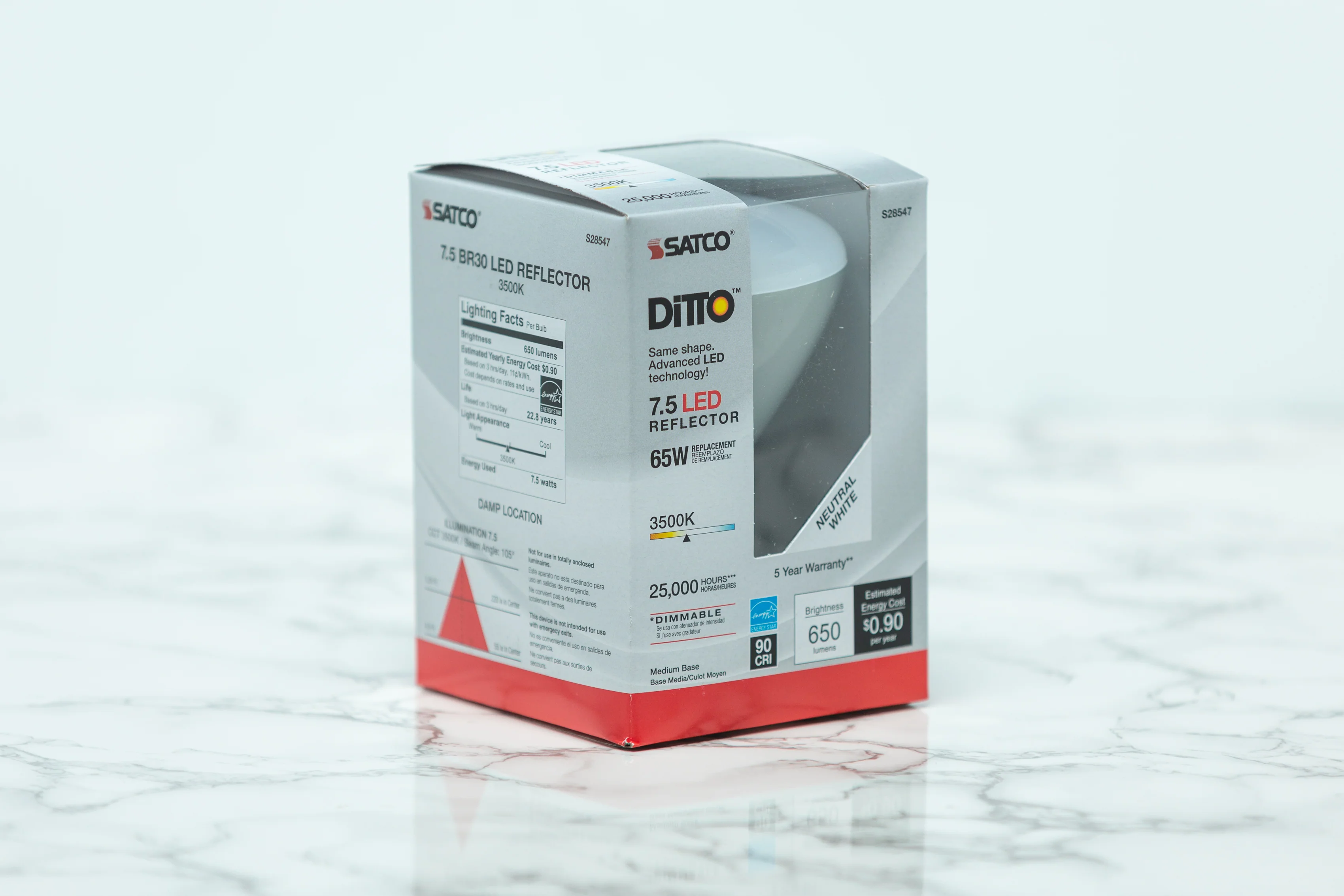 Satco Recessed Can LED Light Bulb - Image 3