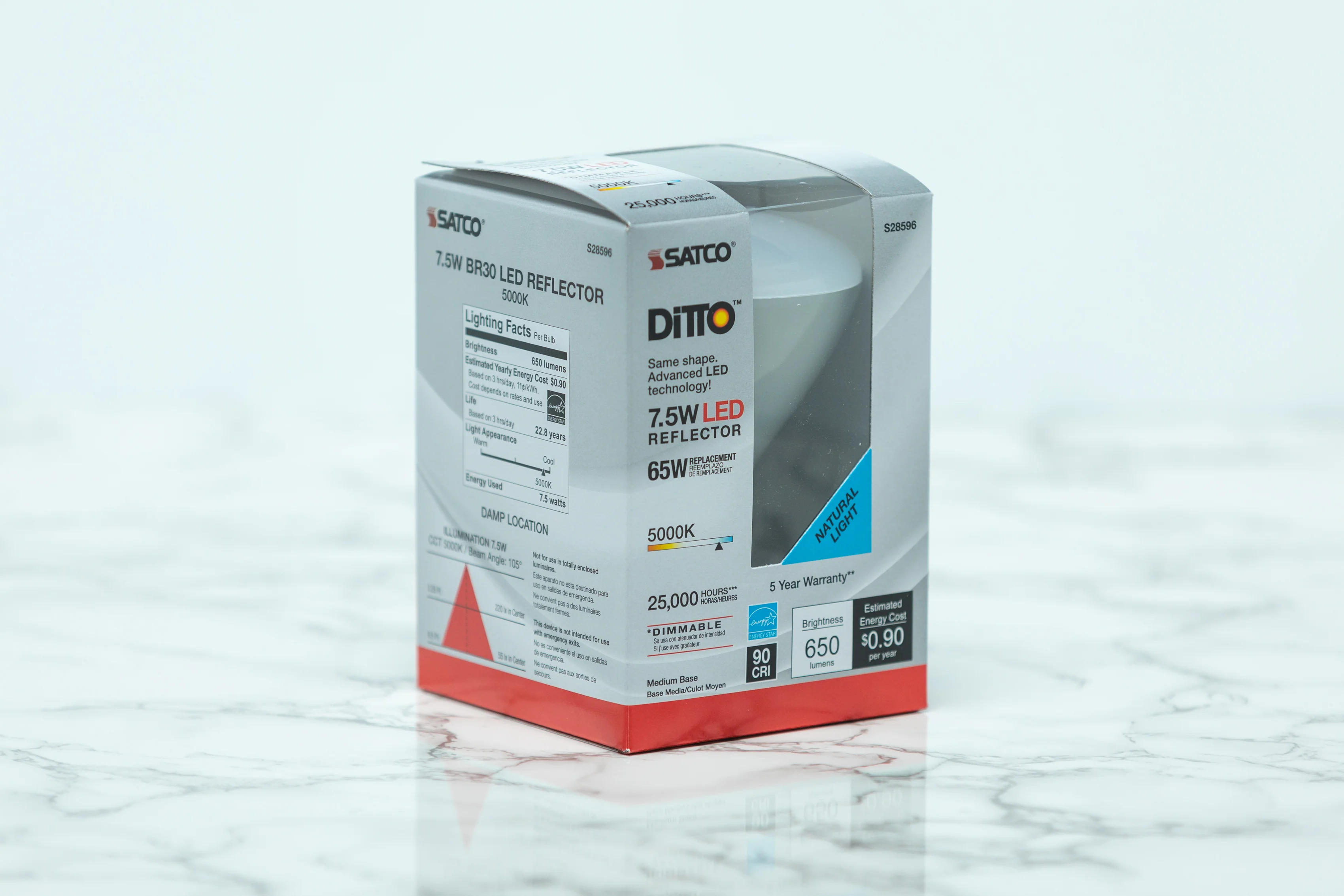 Satco Recessed Can LED Light Bulb - Image 4
