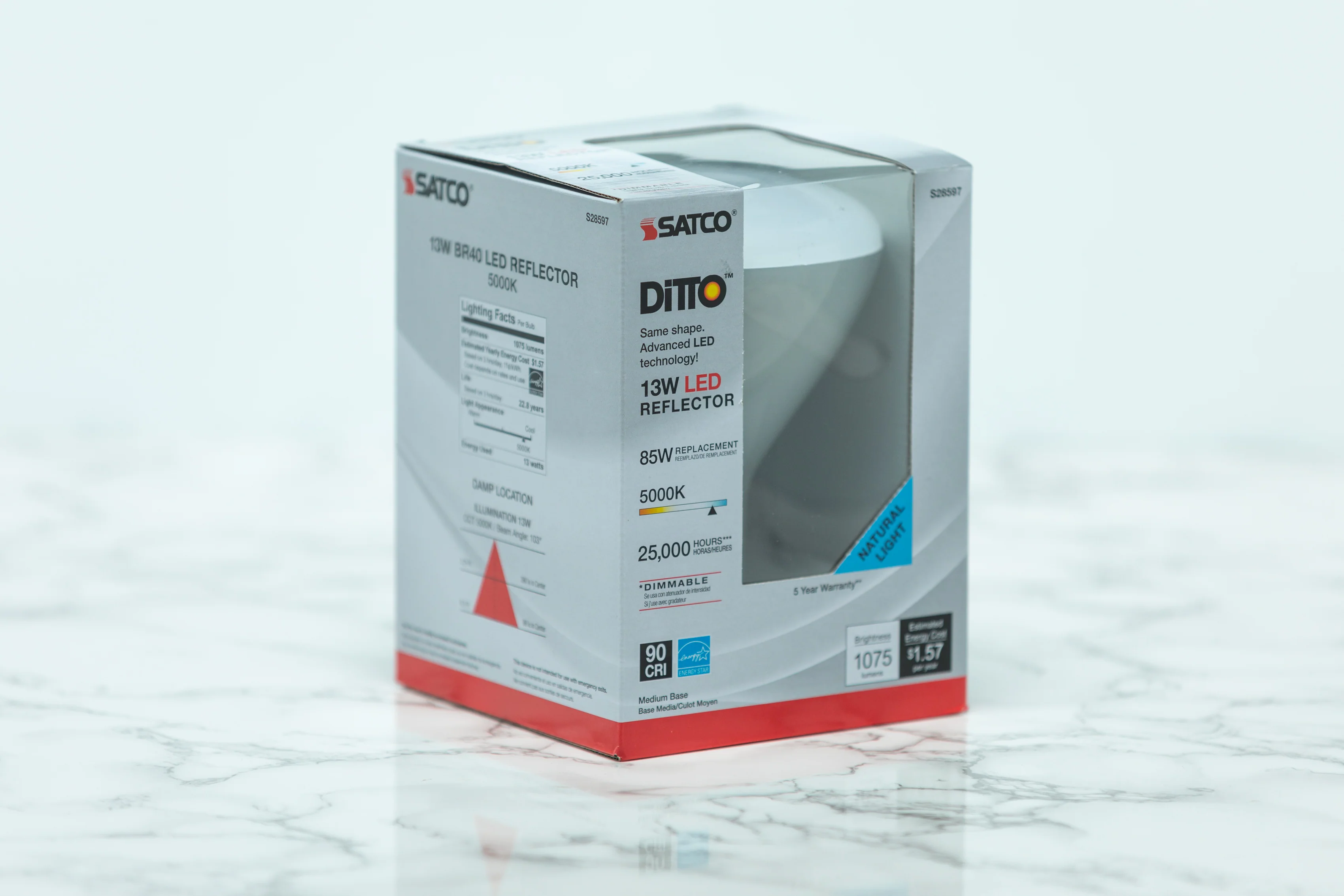Satco Recessed Can LED Light Bulb - Image 5
