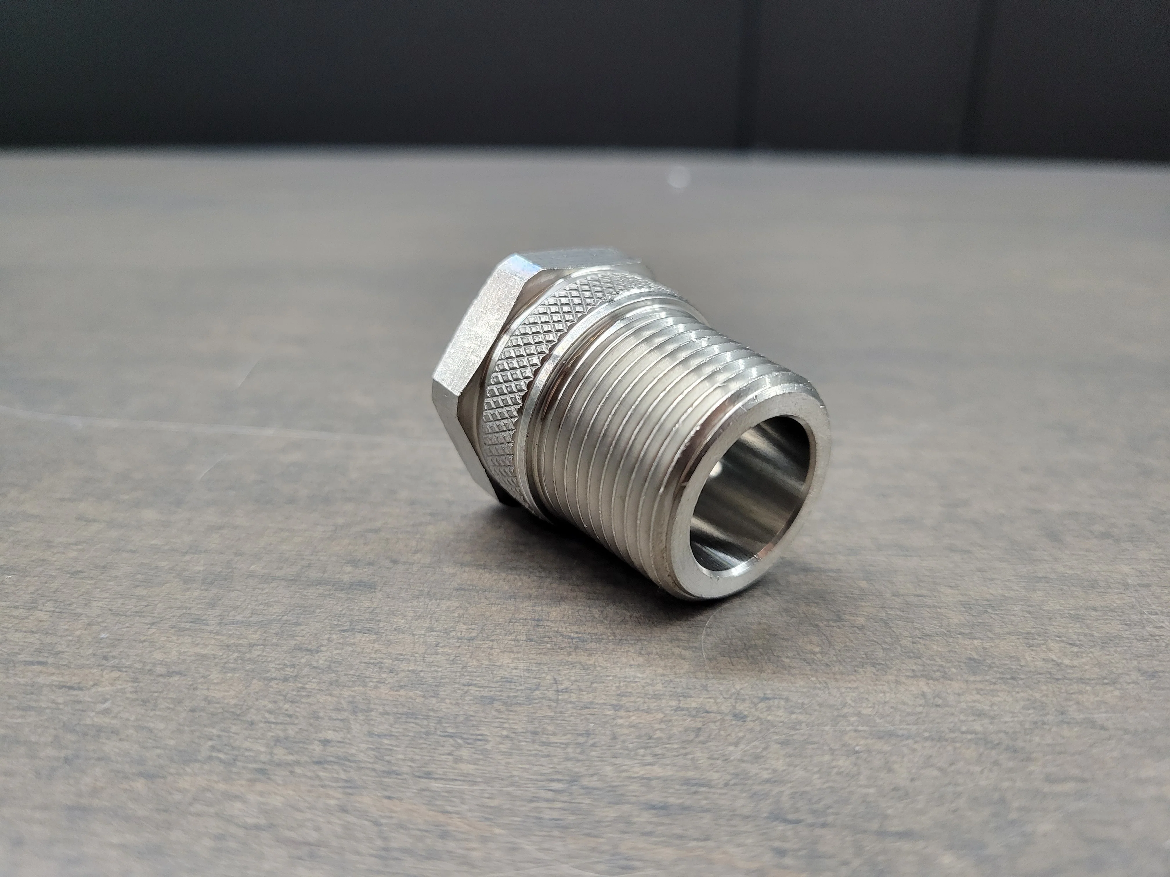 Stainless Steel 3/4" Male NPT to Female GHT - Image 2