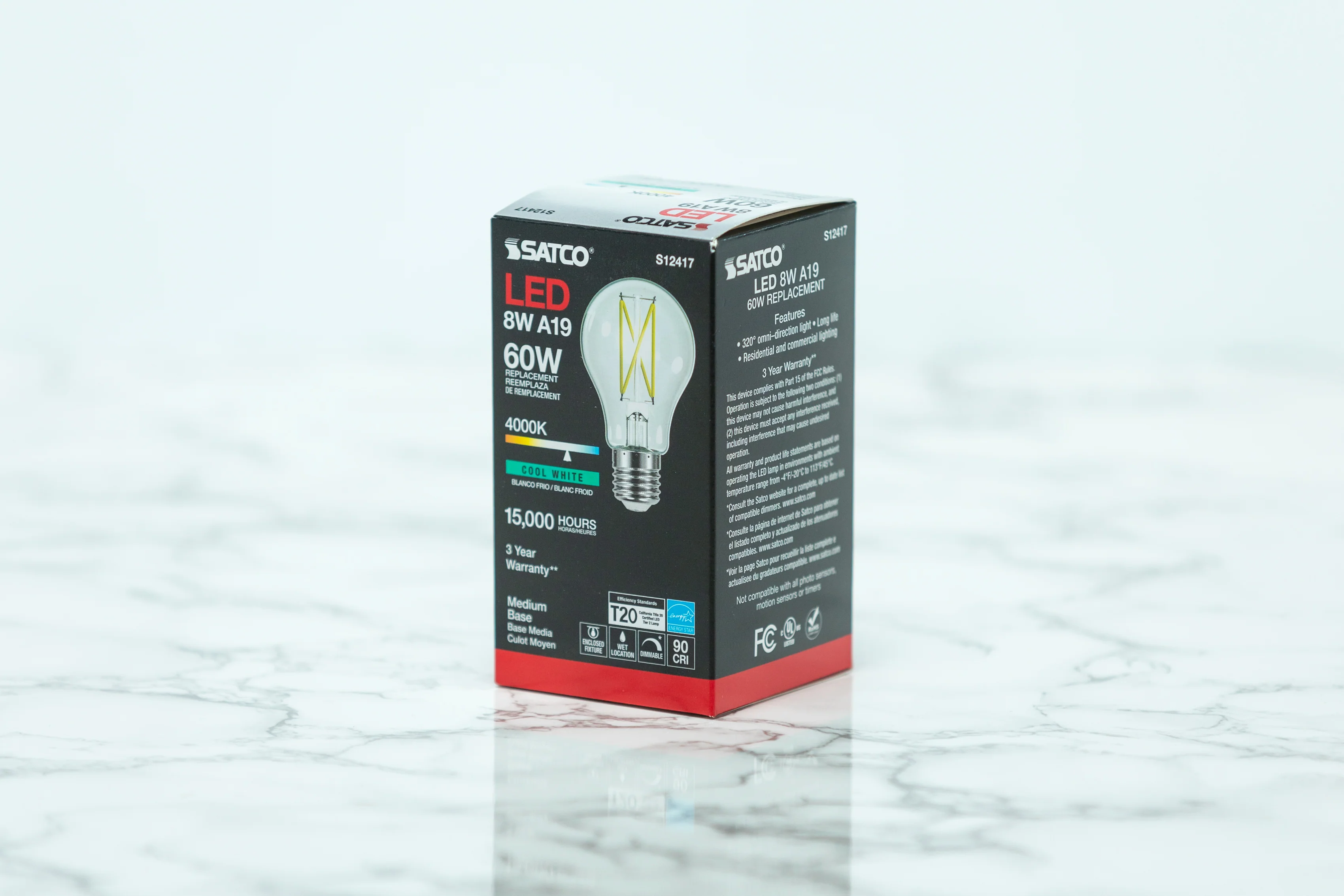 Satco A19 Standard LED Light Bulb - Image 4