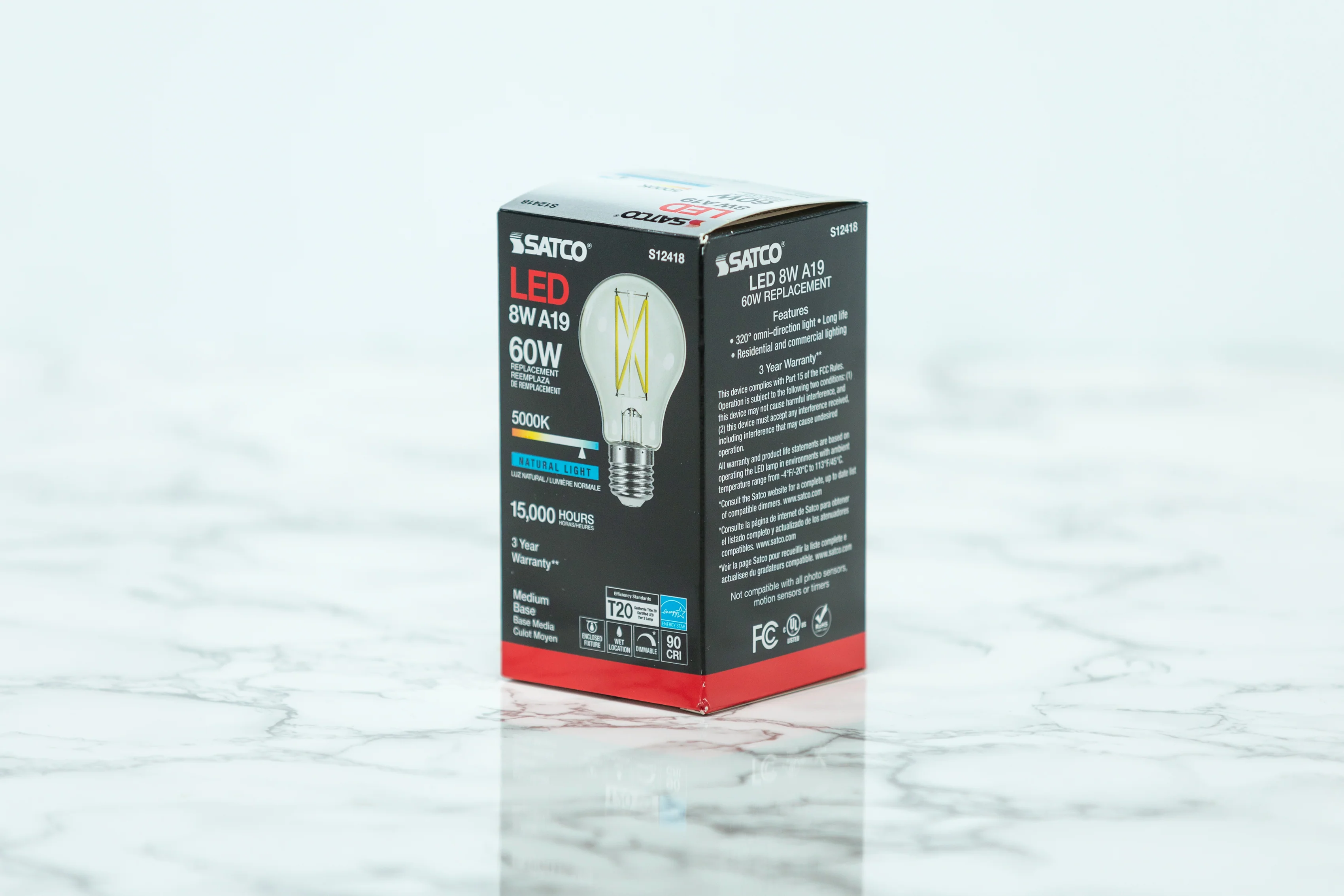 Satco A19 Standard LED Light Bulb - Image 5