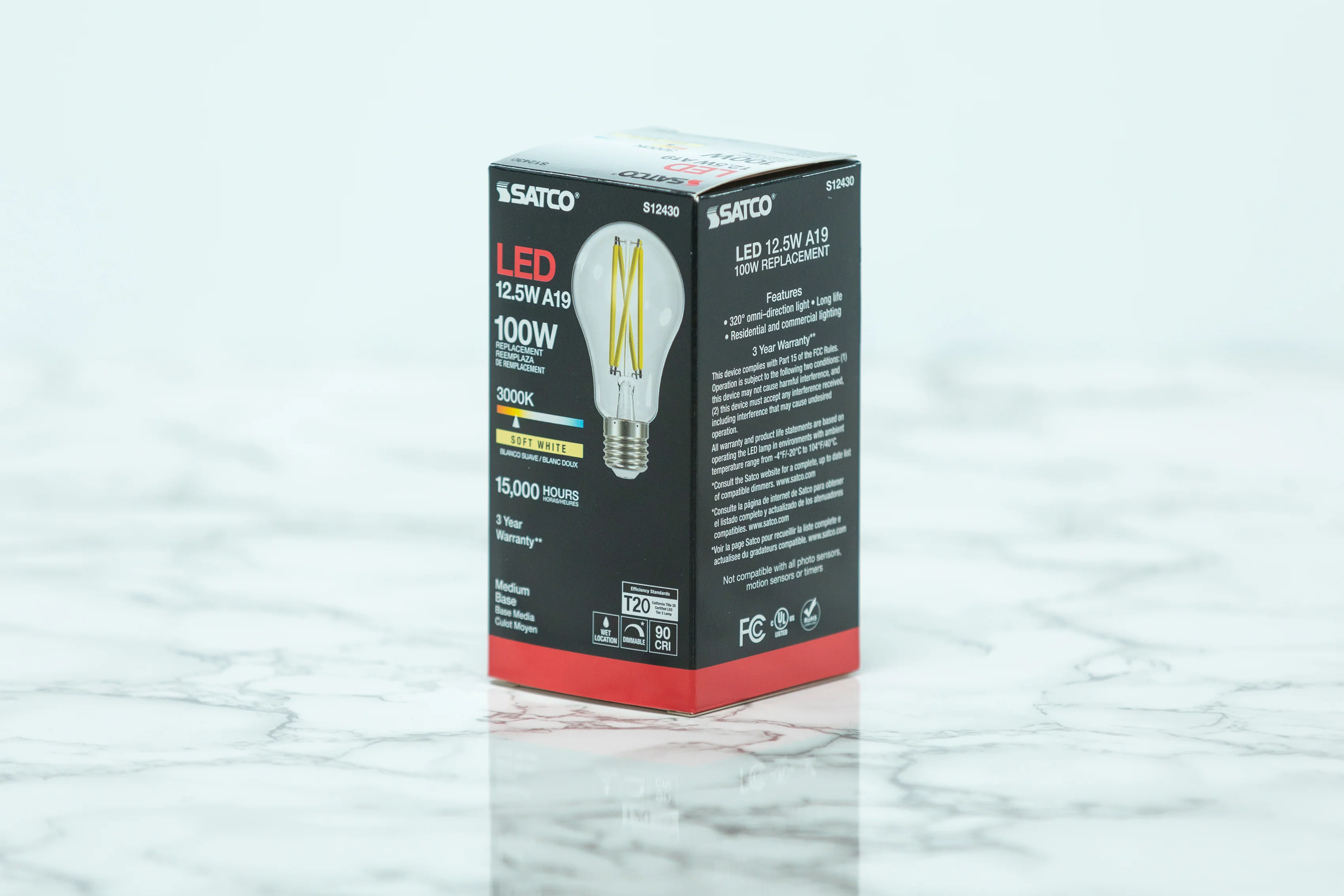 Satco A19 Standard LED Light Bulb - Image 8