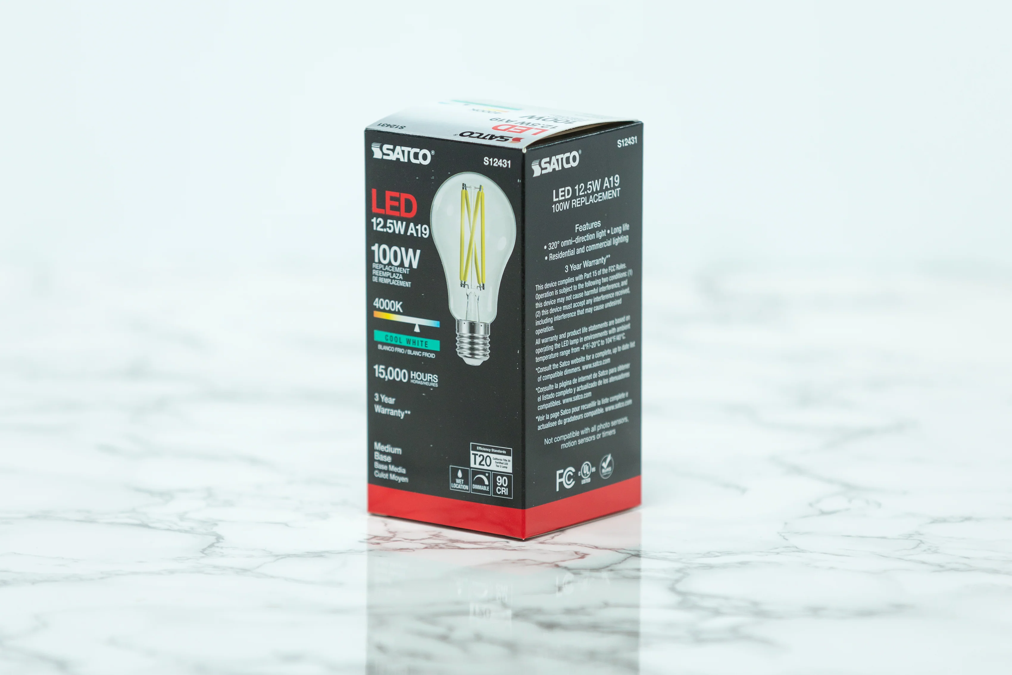 Satco A19 Standard LED Light Bulb - Image 9