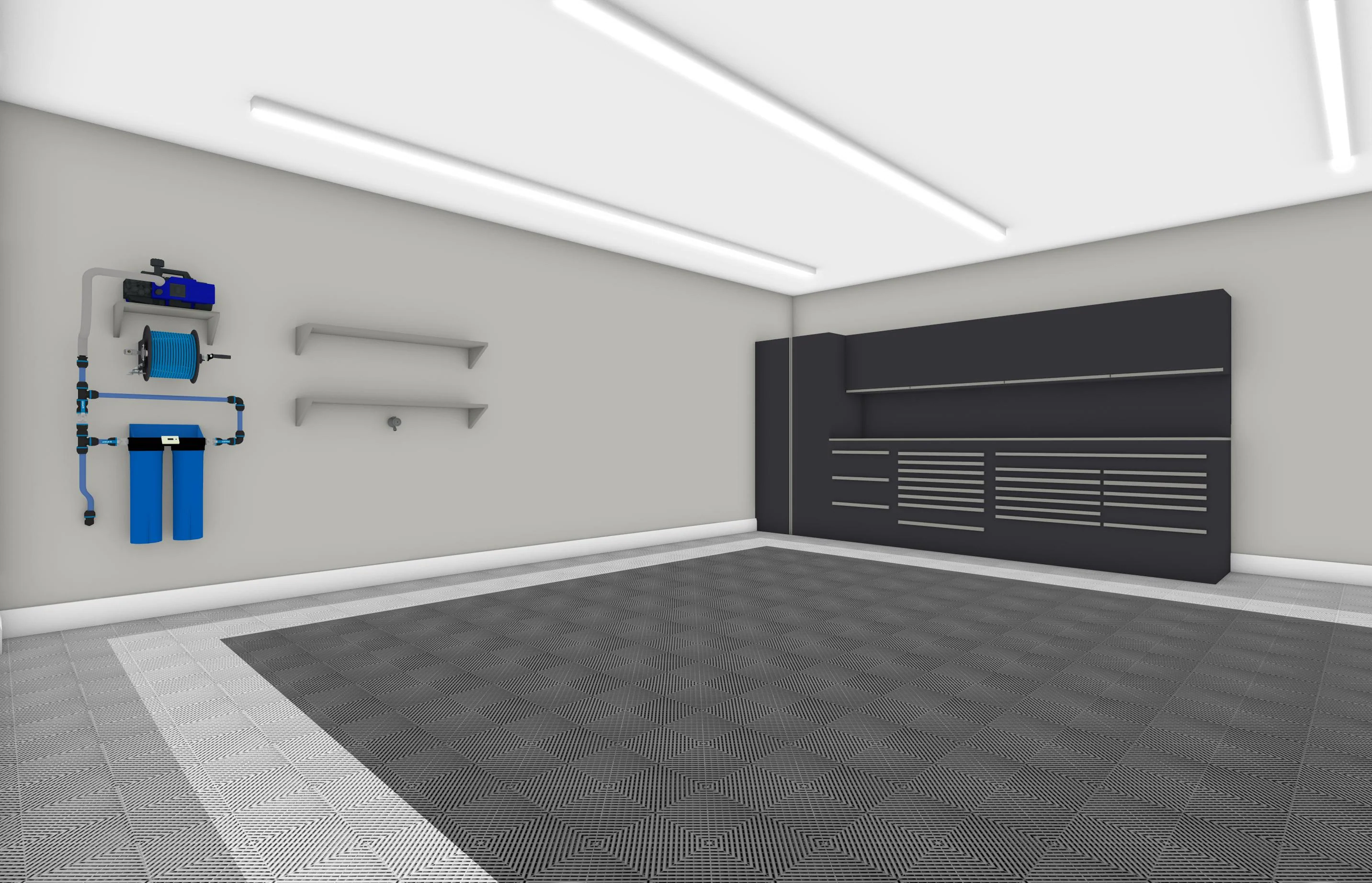 Three Car Swisstrax Flooring Solution - Image 9