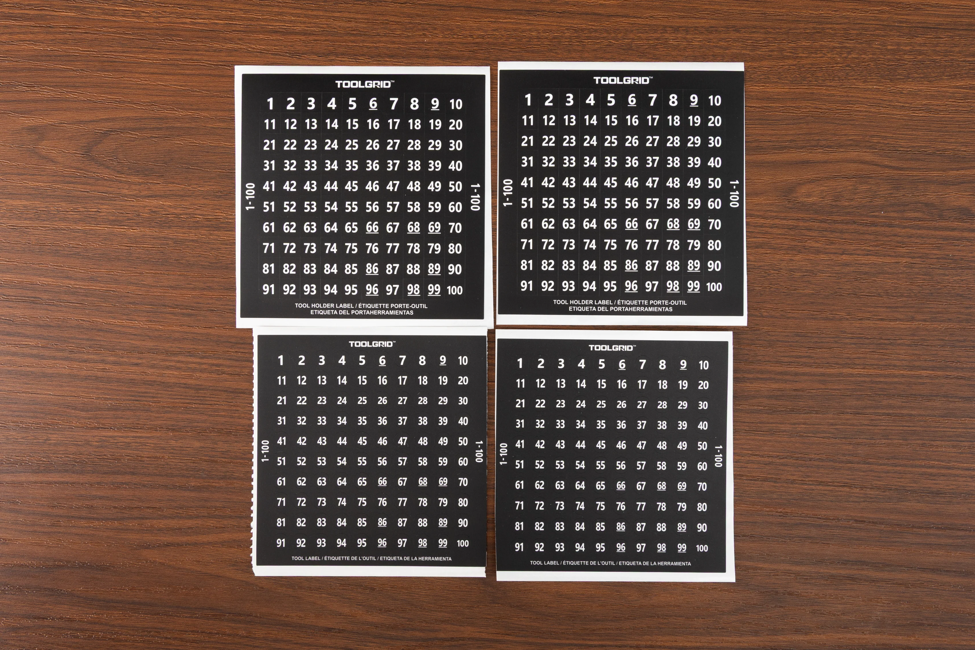 Tool Grid Identification Labels - Image 4