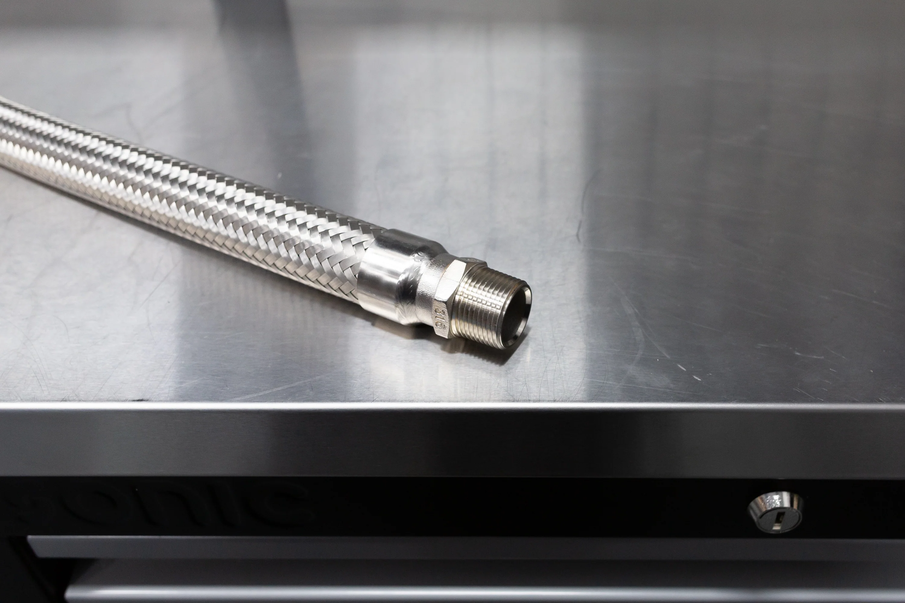 Stainless Bucket Filler or Inlet Hose (3/4" NPT Male to Male) - Image 7