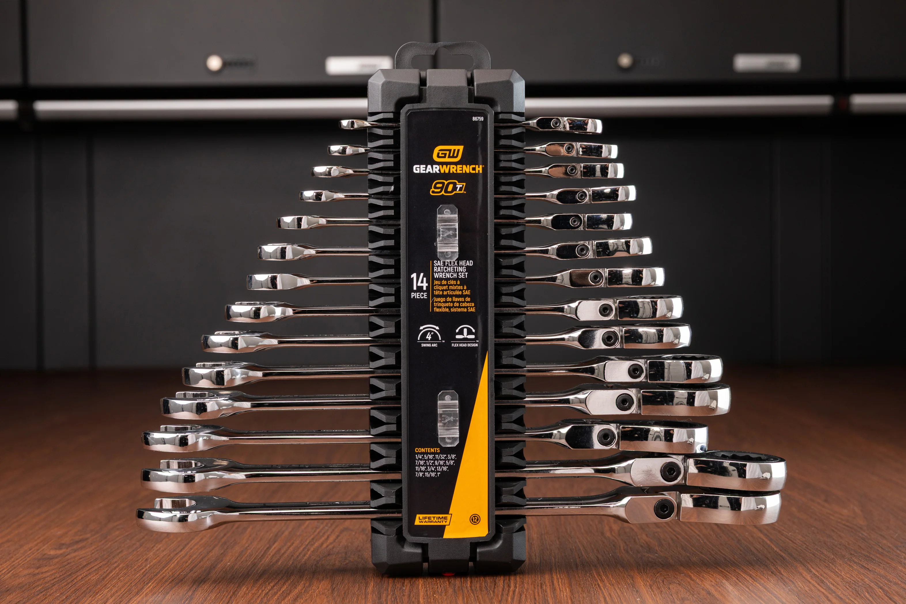 Flex-Head Ratcheting Wrench Kit - Image 2